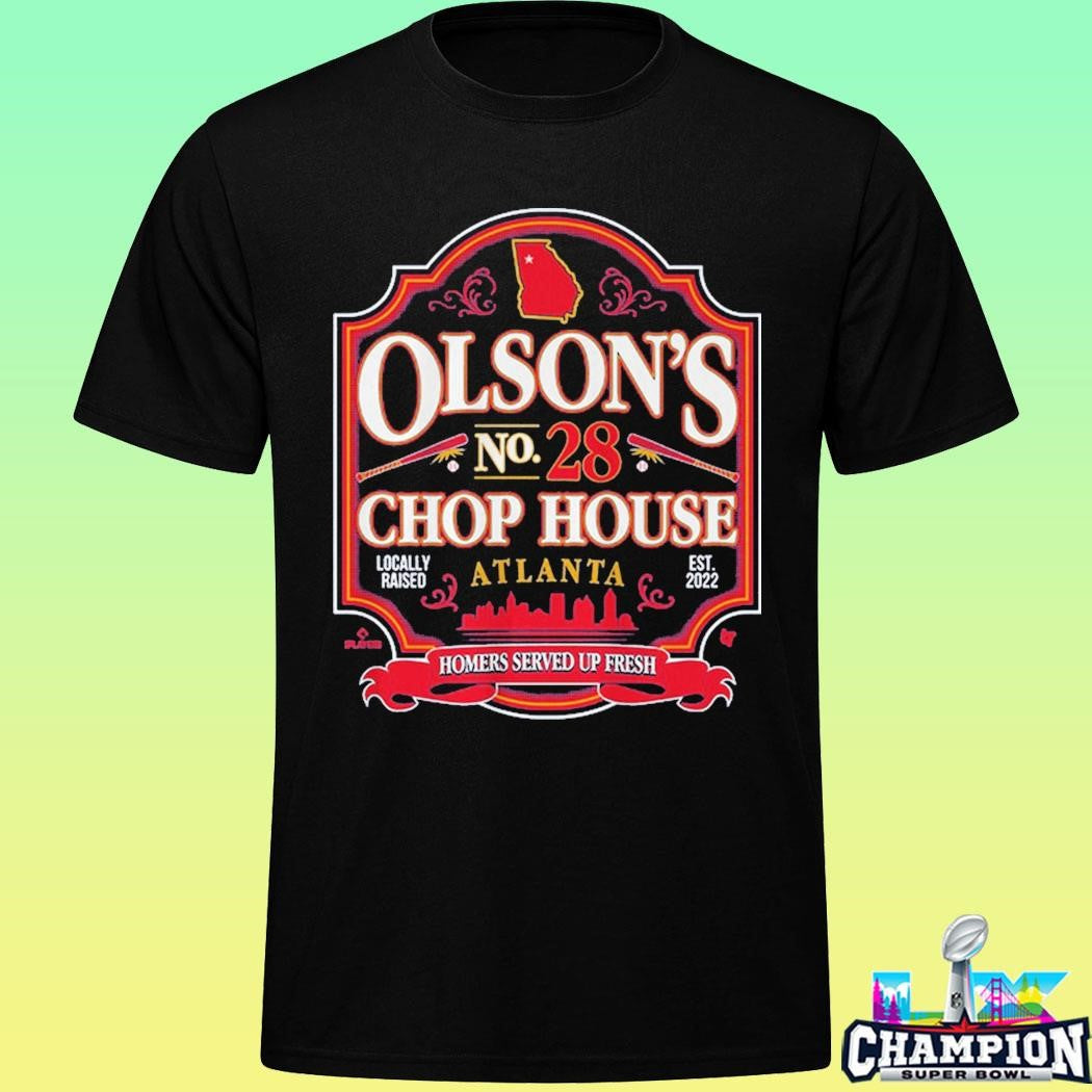 Matt Olson’s Chop House Atlanta Homers Served Up Fresh Shirt