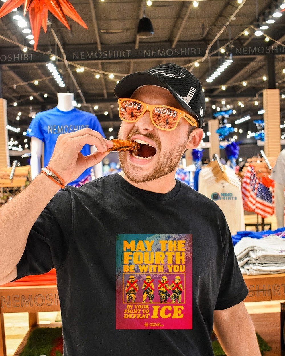 May the fourth be with you in your fight to defeat ICE shirt