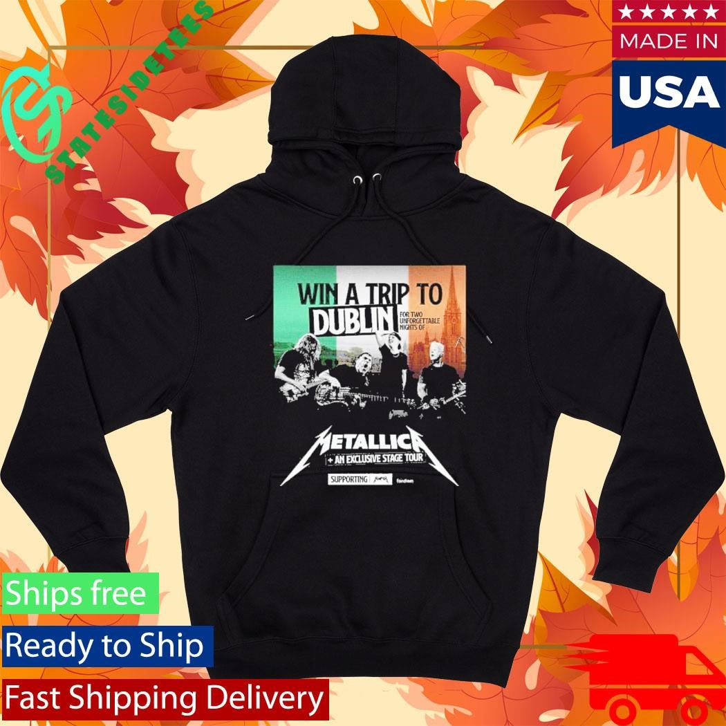 Metallica M72 Dublin 2026 Win A Trip To Dublin For Two Unforgettable Nights Of M72 No Repeat Weekend T-Shirt