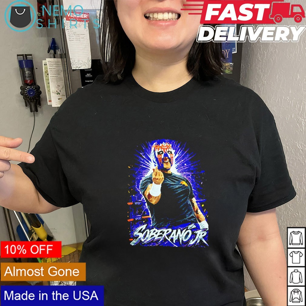 Mexican luchador Soberano Jr. graphic shirt