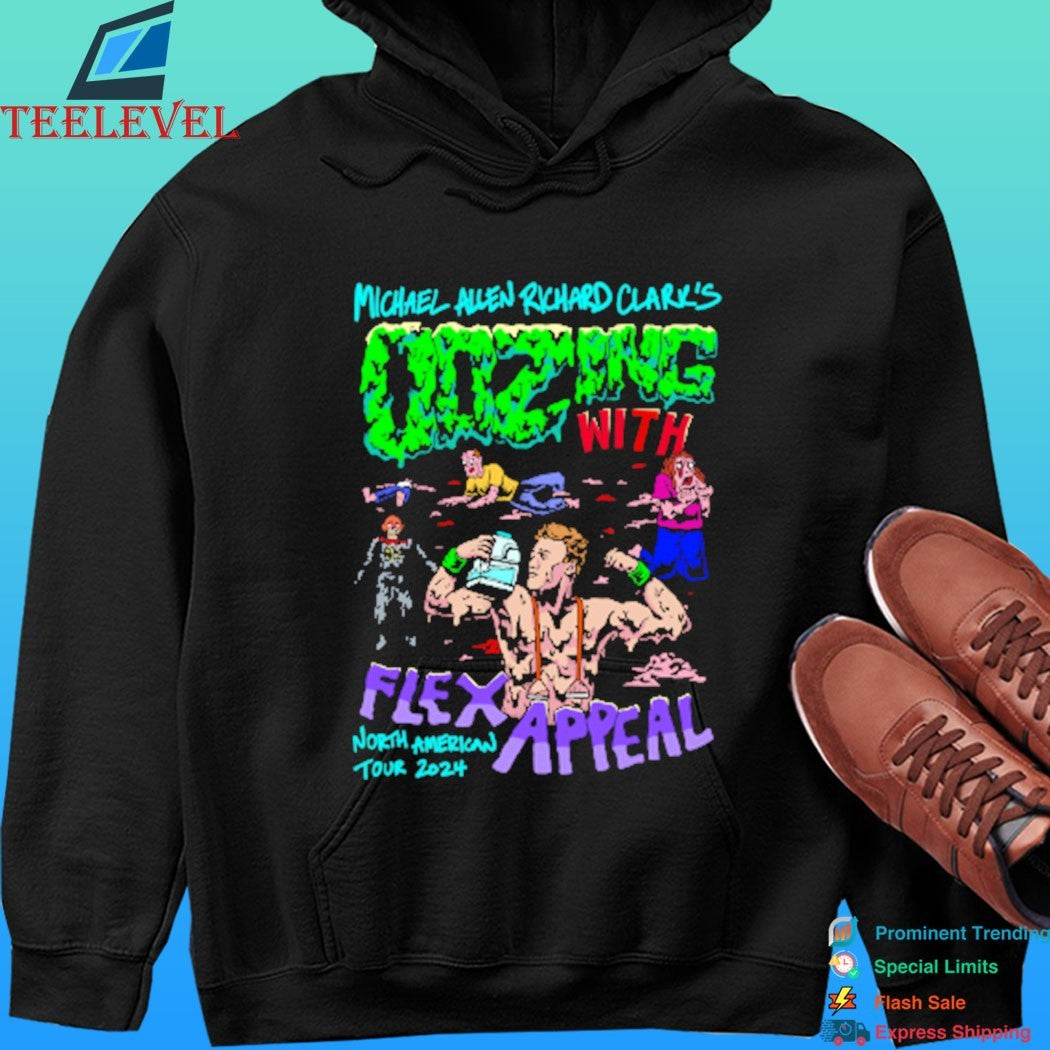 Michael Allen Richard Clark’s Oozing With Flex Appeal North American Tour 2024 Shirt
