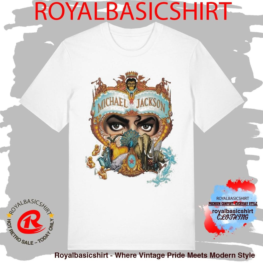 Michael Movie JAAFAR JACKSON 1992 Michael Jackson Dangerous World Tour Shirt