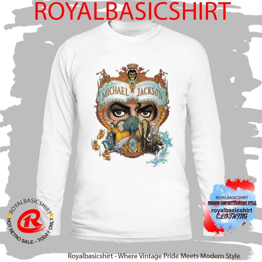 Michael Movie JAAFAR JACKSON 1992 Michael Jackson Dangerous World Tour Shirt