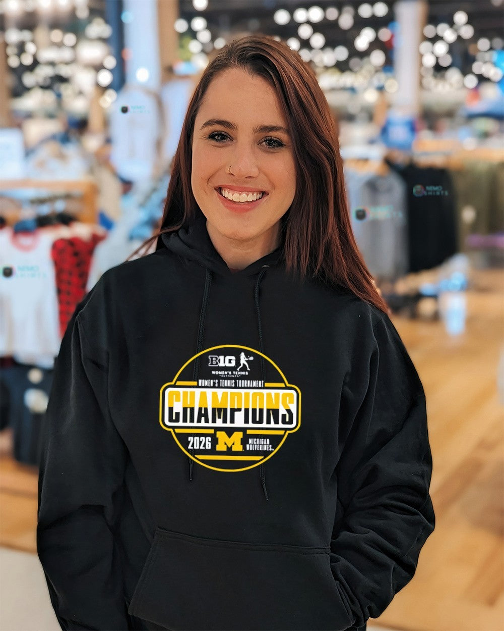 Michigan Wolverines 2026 Big Ten Women’s Tennis Tournament Champions shirt