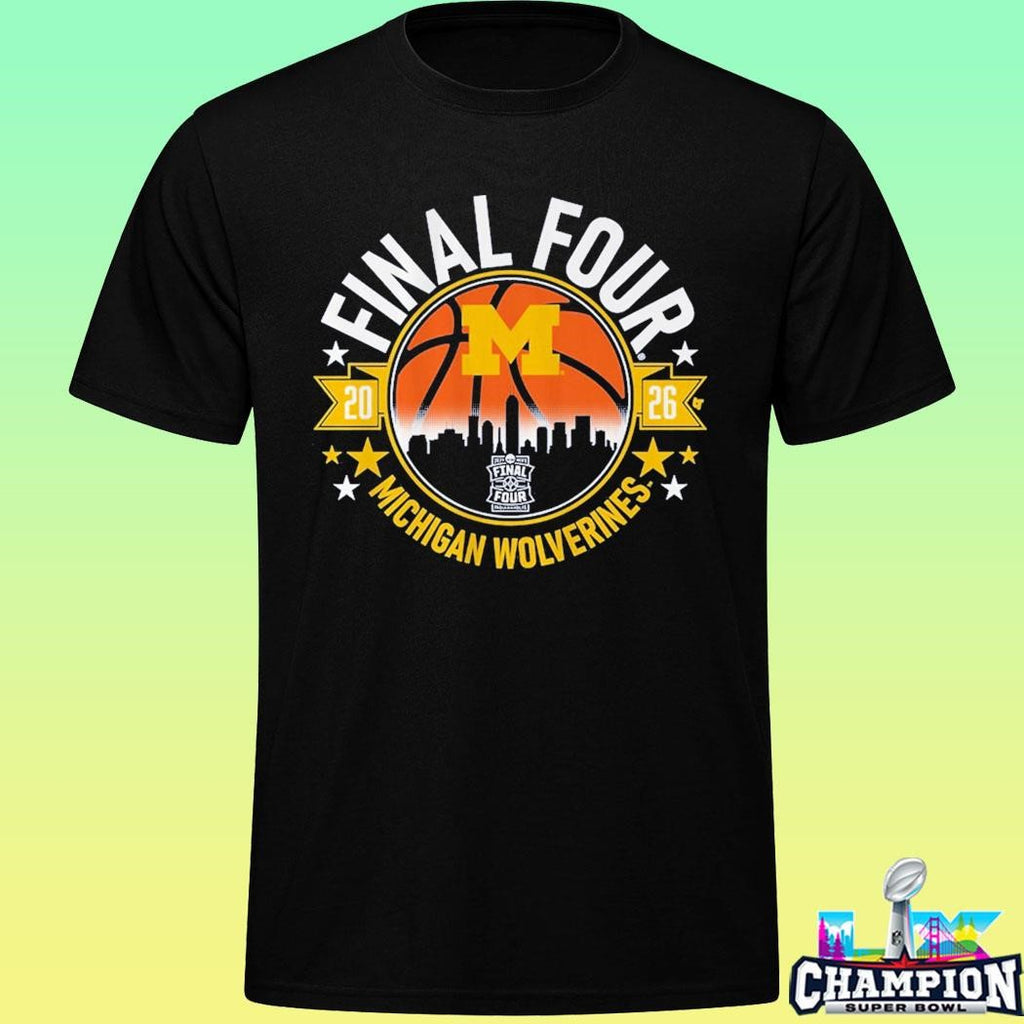Michigan Wolverines Mbb 2026 Final Four Shirt