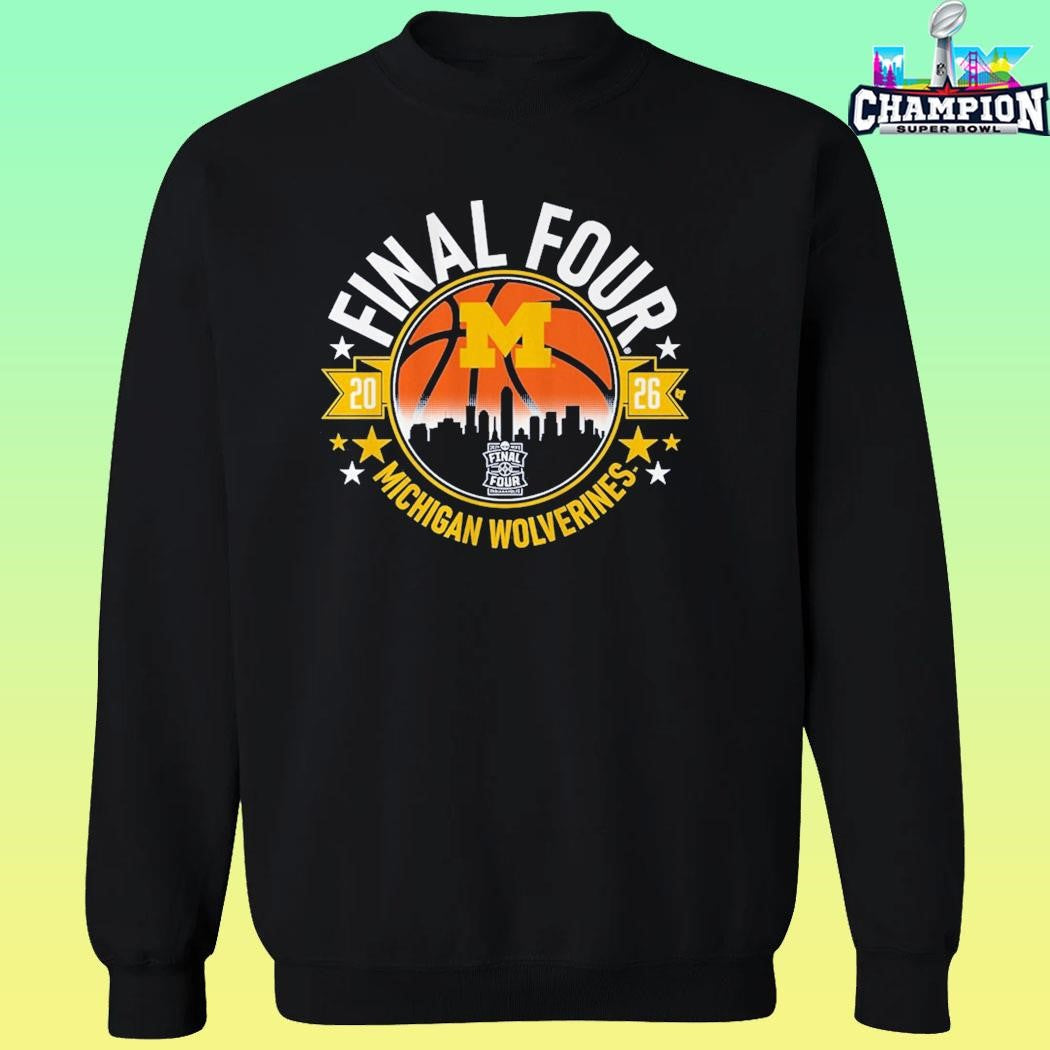 Michigan Wolverines Mbb 2026 Final Four Shirt