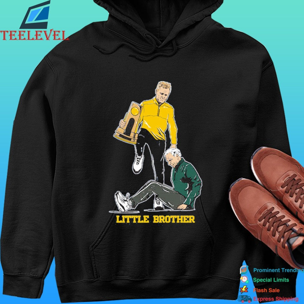 Michigan Wolverines Men’s Basketball Little Brother Coach Step Over 2026 Shirt