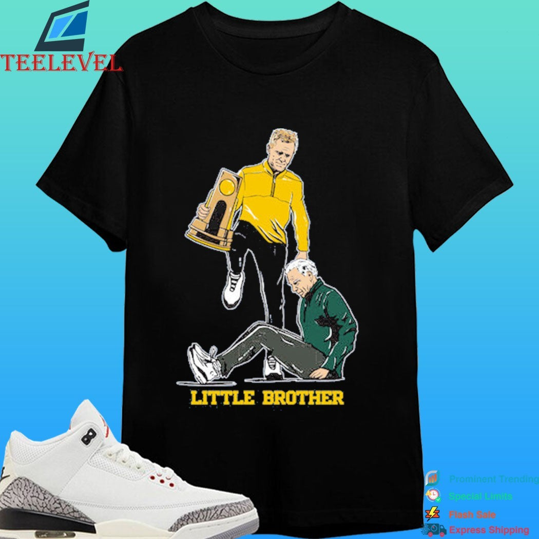 Michigan Wolverines Men’s Basketball Little Brother Coach Step Over 2026 Shirt