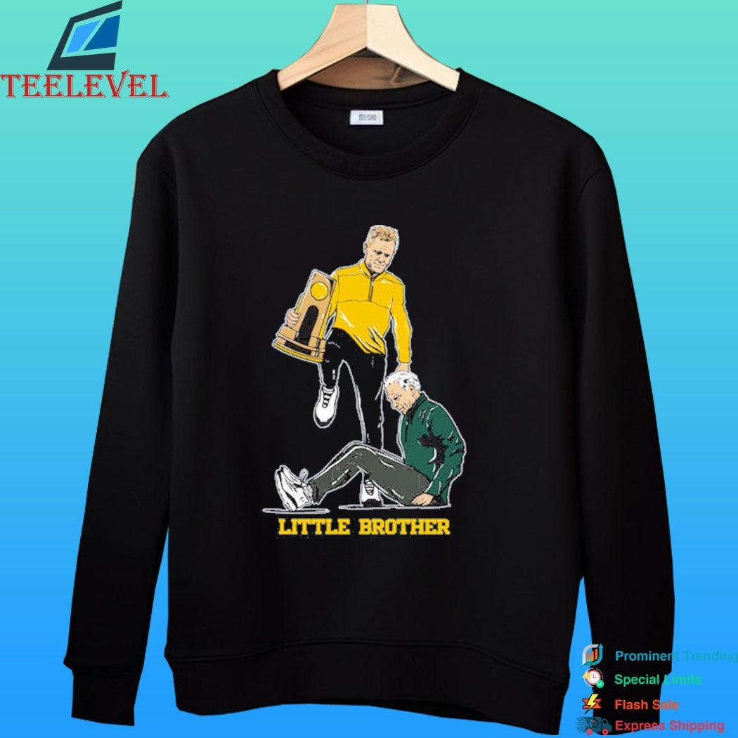 Michigan Wolverines Men’s Basketball Little Brother Coach Step Over 2026 Shirt