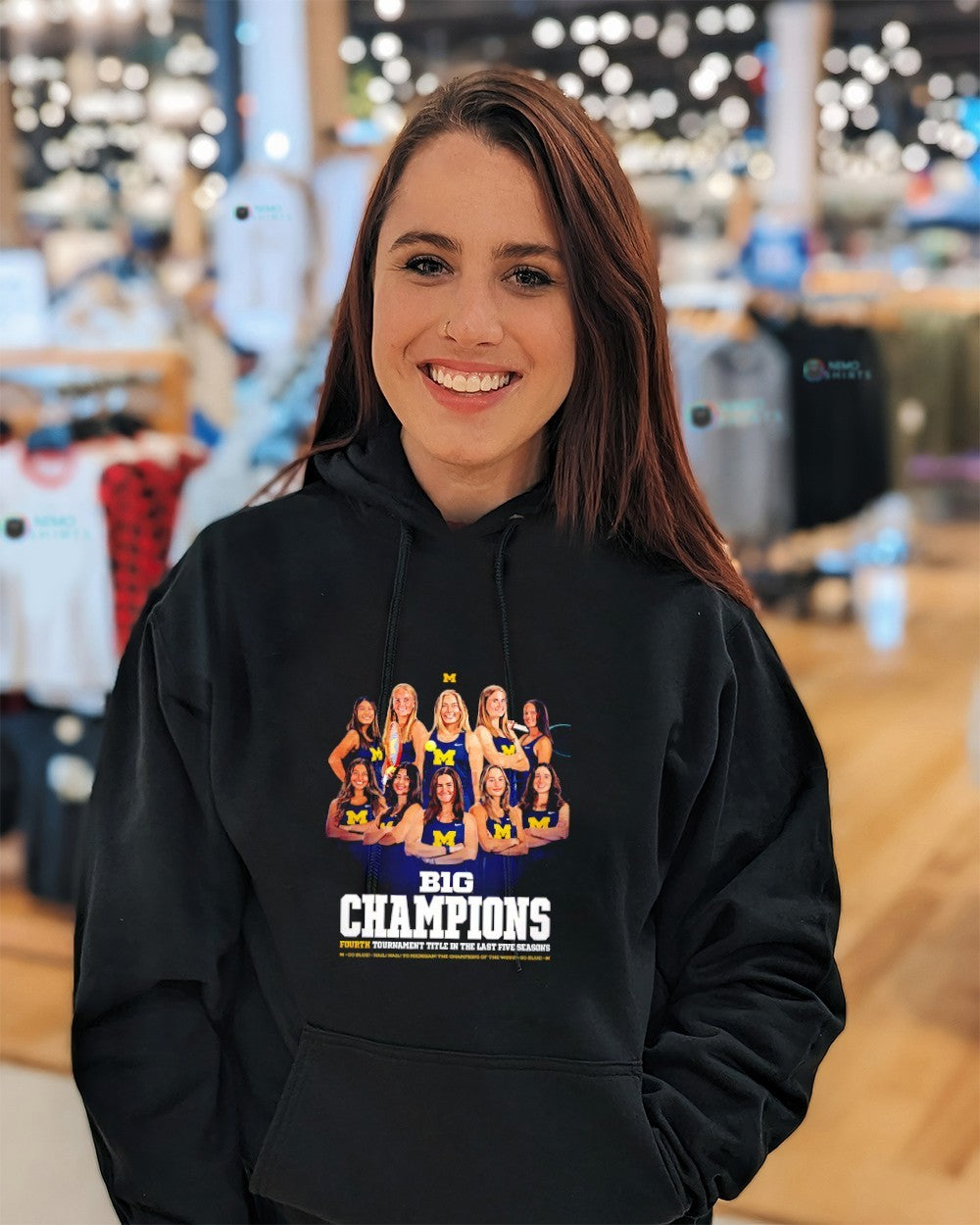 Michigan Wolverines women’s tennis Big Ten Championship player shirt
