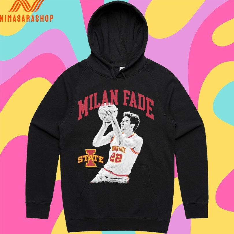 Milan Momcilovic Iowa State Cyclones Milan Fade Shirts
