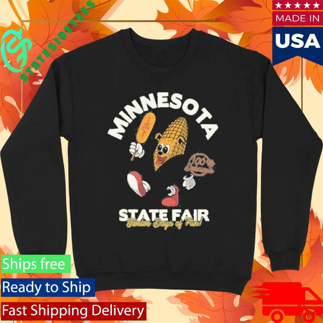 Minnesota State Fair Wear 2026 Running Corn Dog Shirt
