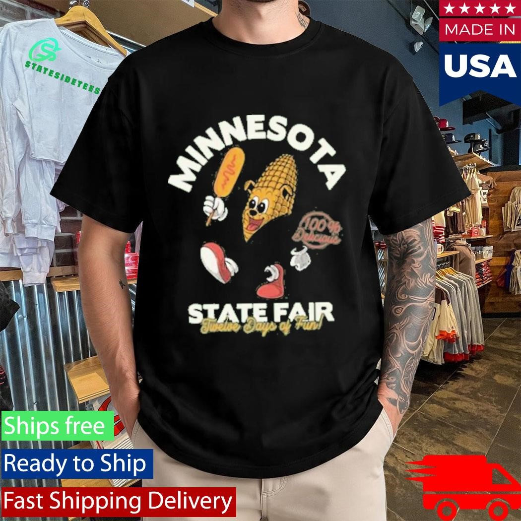 Minnesota State Fair Wear 2026 Running Corn Dog Shirt