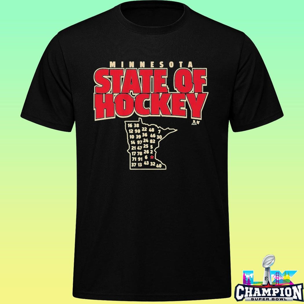 Minnesota State Of Hockey Shirt