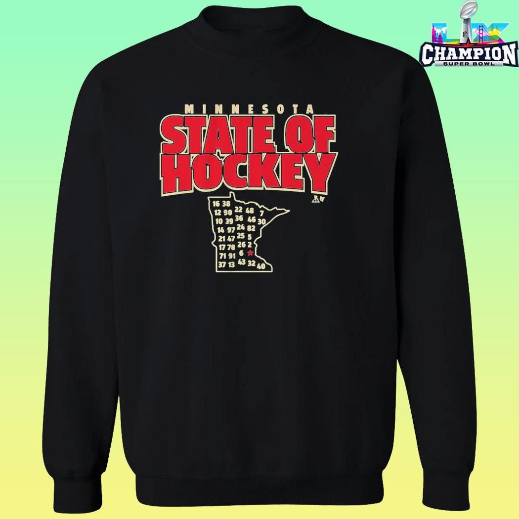 Minnesota State Of Hockey Shirt