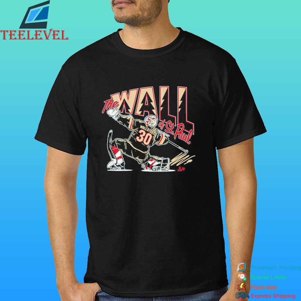 Minnesota Wild Jesper Wallstedt The Wall Of St Paul Remix Shirt