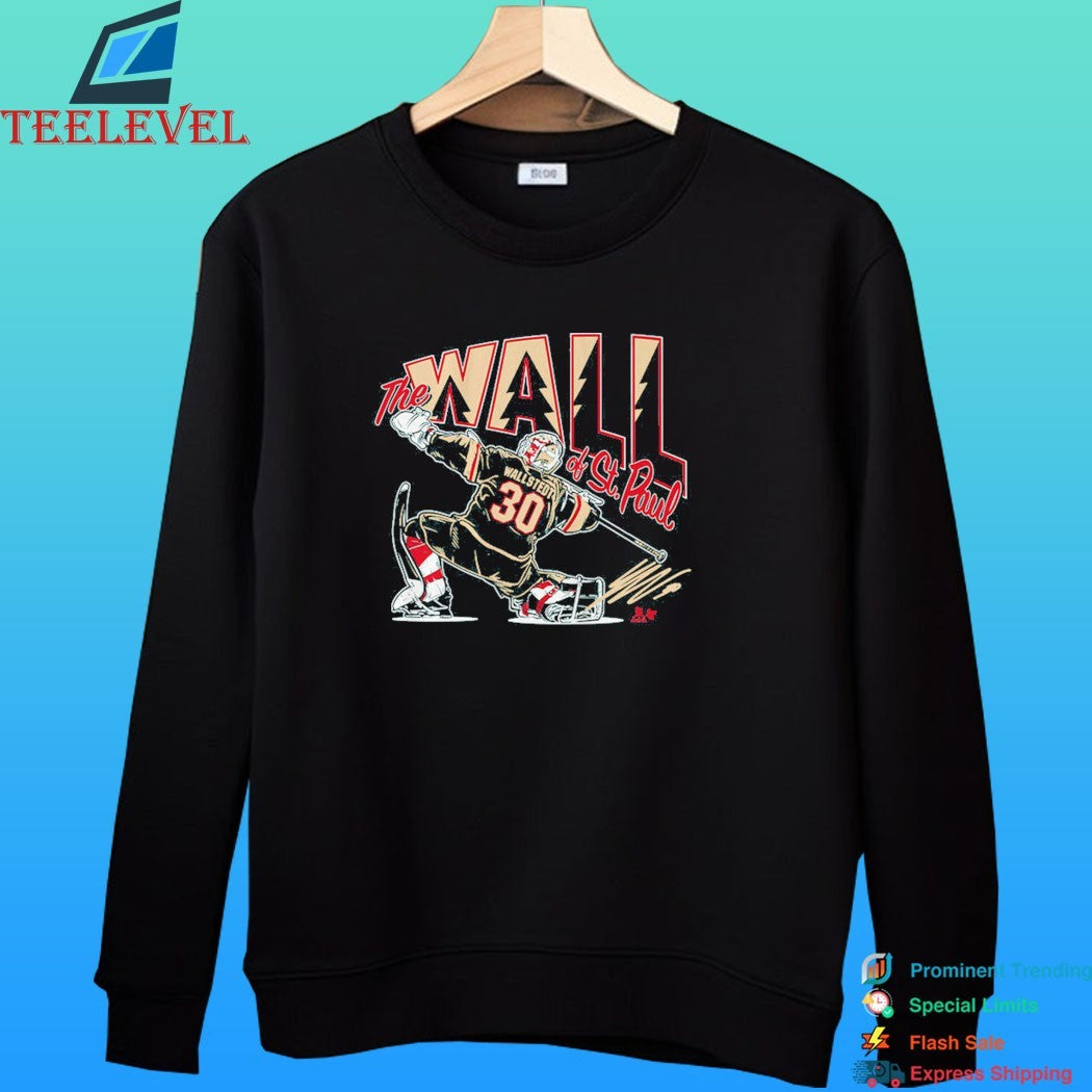Minnesota Wild Jesper Wallstedt The Wall Of St Paul Remix Shirt