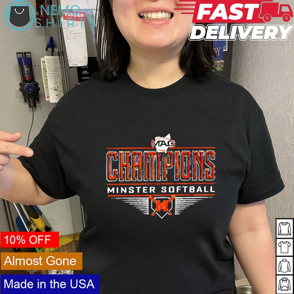 Minster Wildcats Softball Champions logo shirt