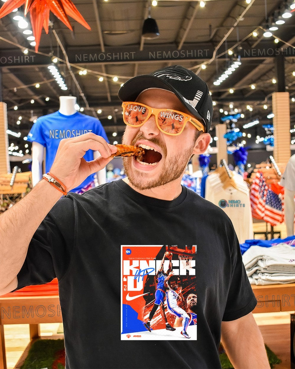 Mitchell Robinson over Joel Embiid Knicks to Eastern Conference finals bound shirt