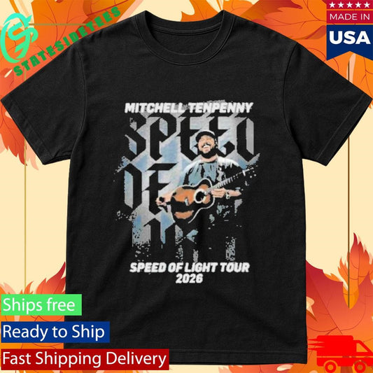 Mitchell Tenpenny Speed Of Light 2026 Tour Shirt