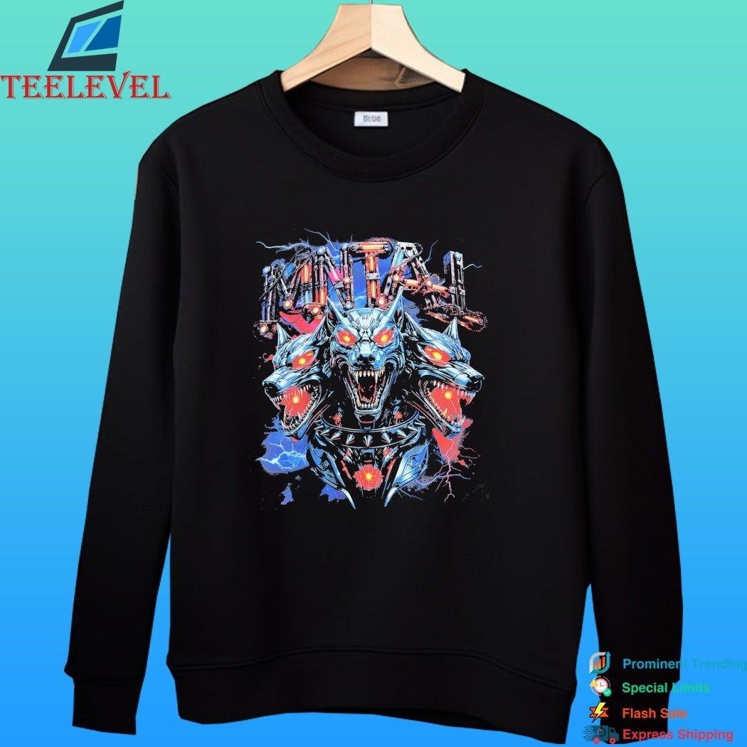 Mntal Co Cyborg Wolf Shirt