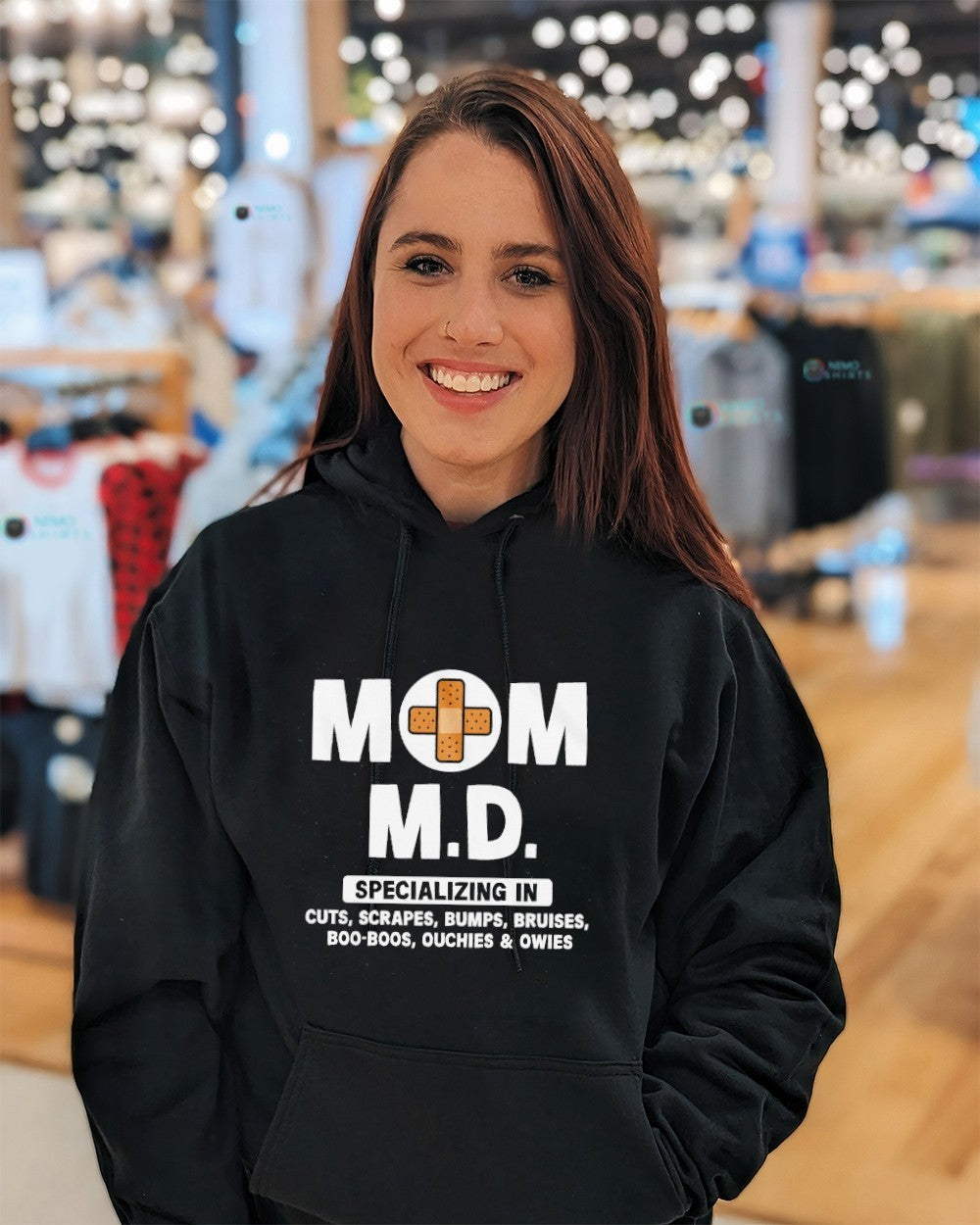 Mom MD specializing in cuts scrapes bumps shirt