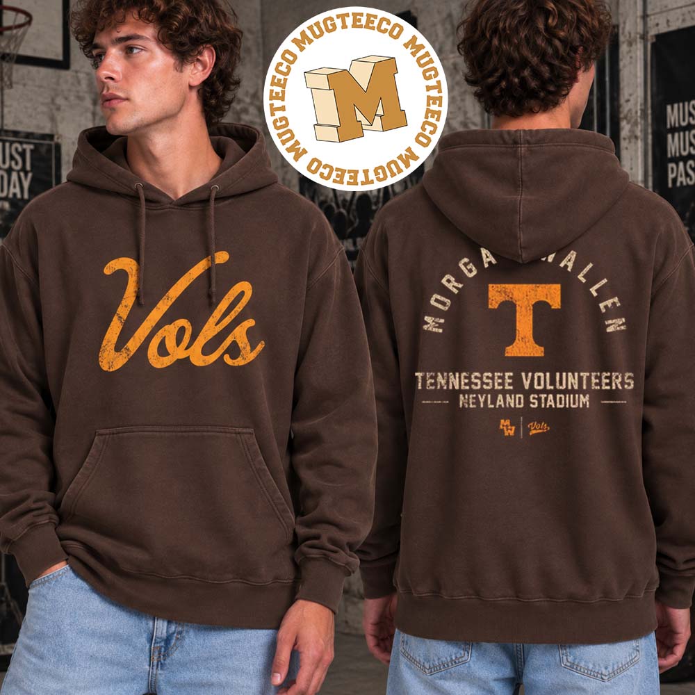 Morgan Wallen X Vols Exclusive At Neyland Stadium Unisex Brown Hoodie Shirt