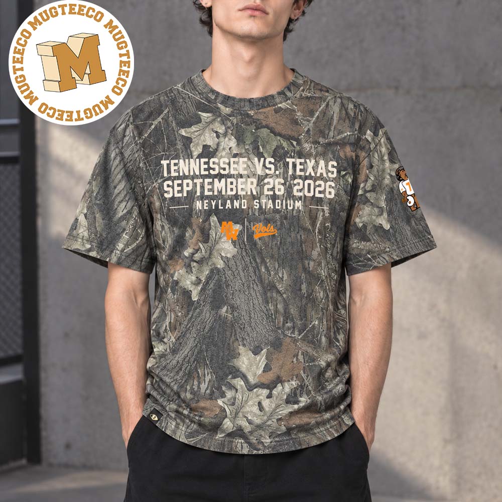 Morgan Wallen X Vols Tennessee Volunteers VS Texas Event Tee At Neyland Stadium On September 26 2026 Unisex Camo T-Shirt