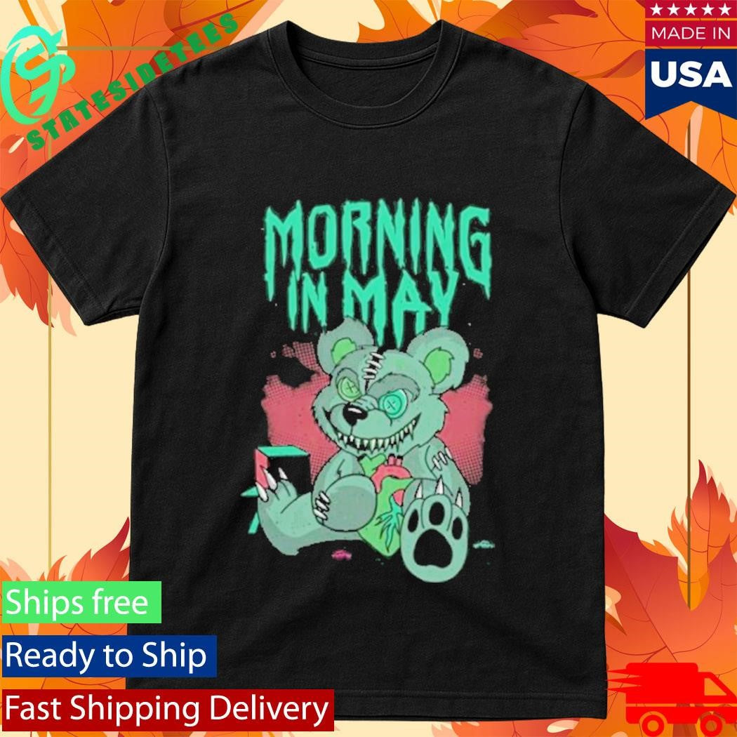 Morning In May Deaddy Bear Black T-Shirt