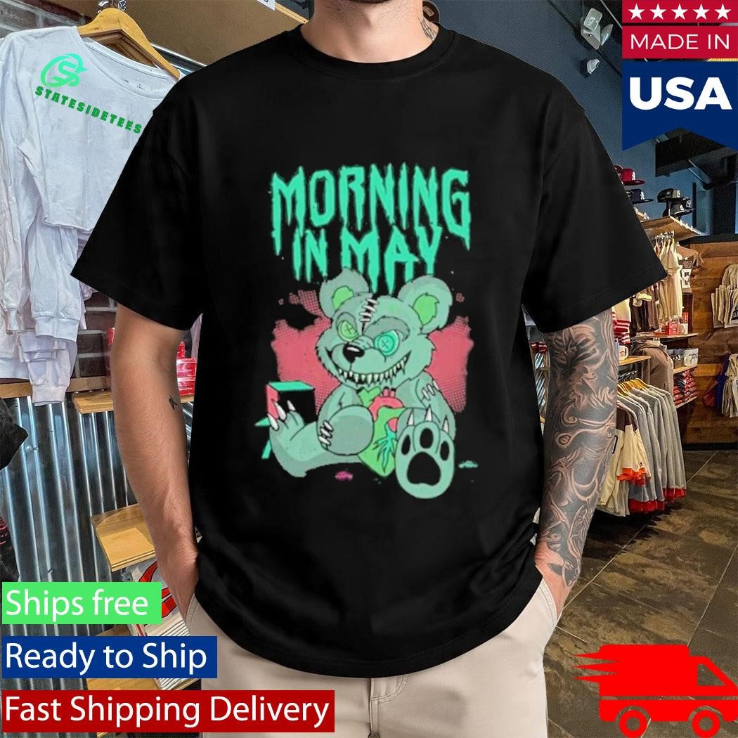 Morning In May Deaddy Bear Black T-Shirt