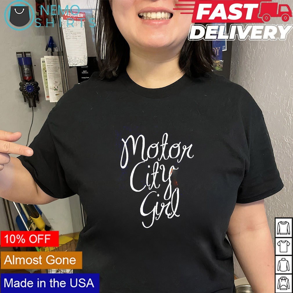 Motor city girl Detroit Tigers shirt