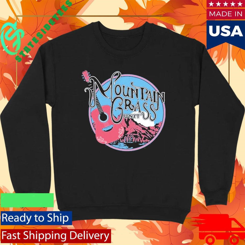 Mountain Grass Unit Guitar Logo Shirt