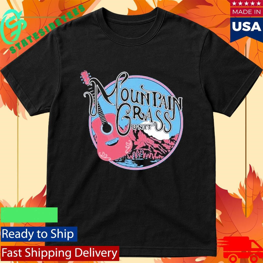Mountain Grass Unit Guitar Logo Shirt