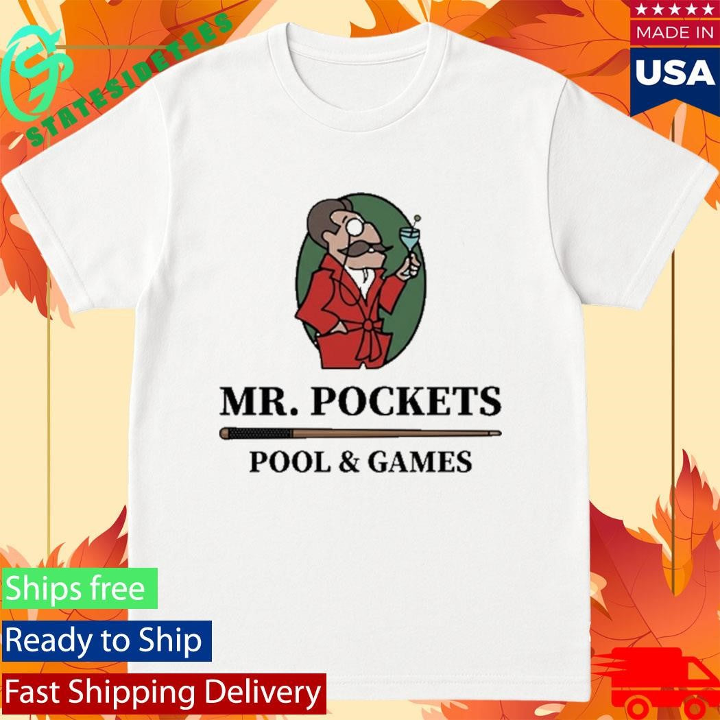 Mr. Pockets Pool and Games T-Shirt