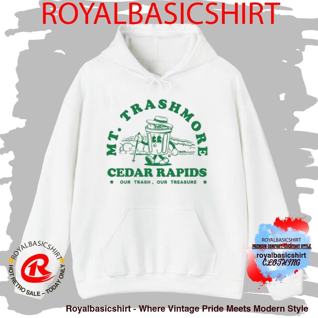 Mt Trashmore Can Cartoon Ringer Shirt