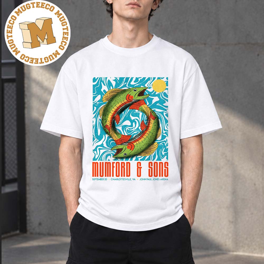 Mumford And Sons Charlottesville VA 2026 Event Poster At John Paul Jones Arena On September 20 2026 Unisex T-Shirt