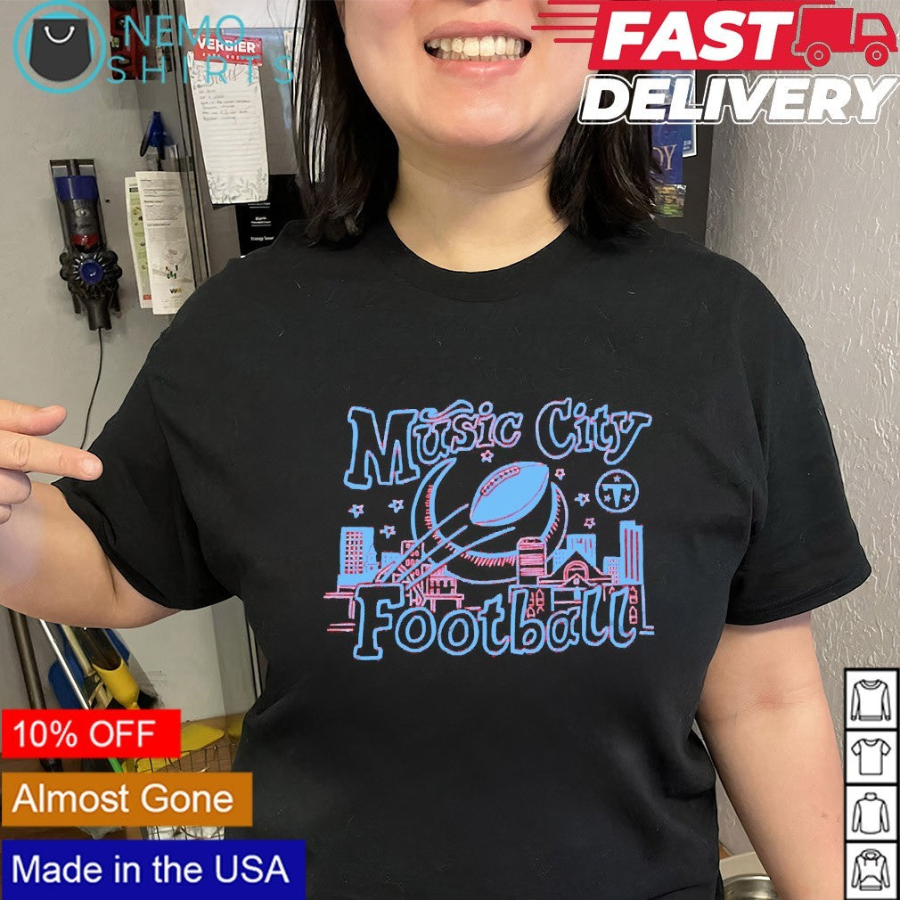 Music city football Tennessee Titans shirt