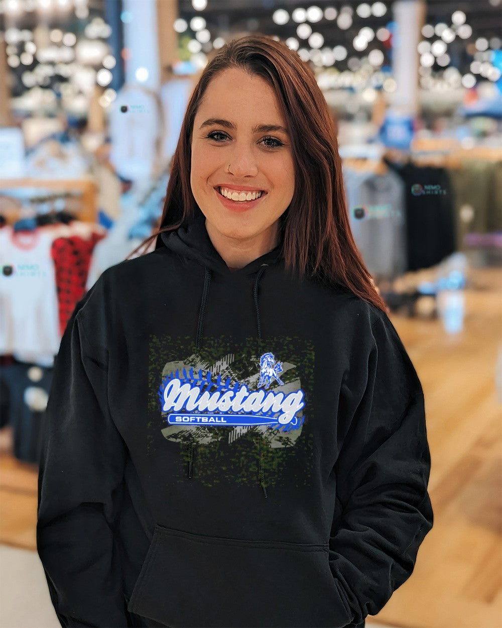 Mustang Newell-Fonda Softball shirt