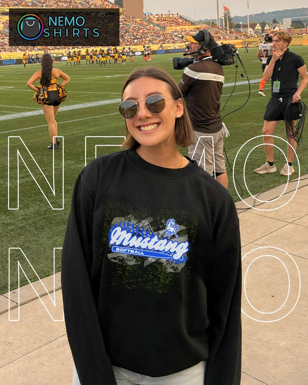 Mustang Newell-Fonda Softball shirt