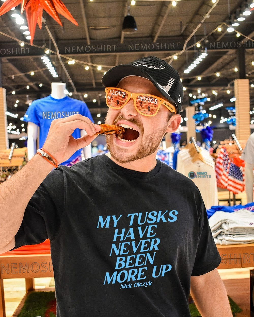 My tusks have never been more up Nick Olczyk Seattle Kraken shirt