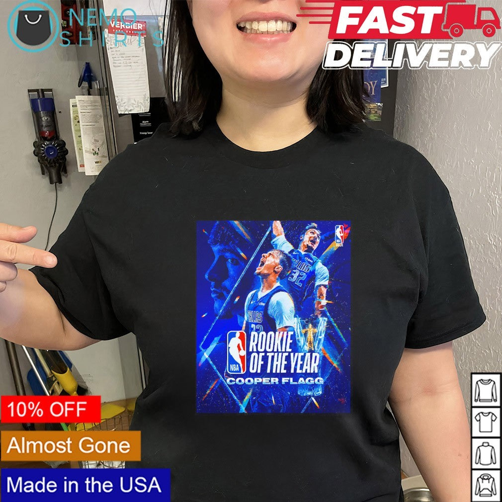 NBA Rookies of the Year Cooper Flagg Dallas Mavericks shirt