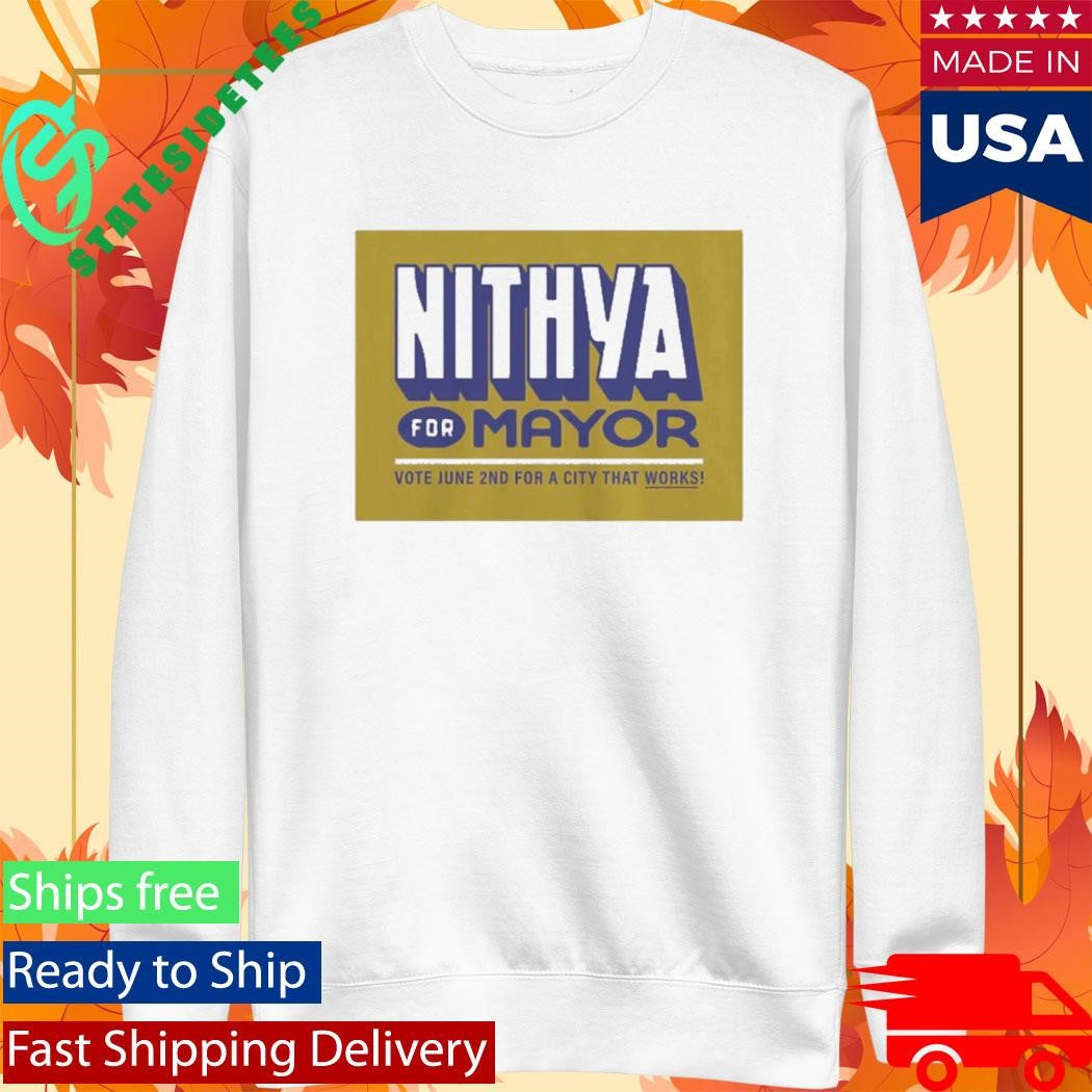 NIthya Raman For Mayor Shirt