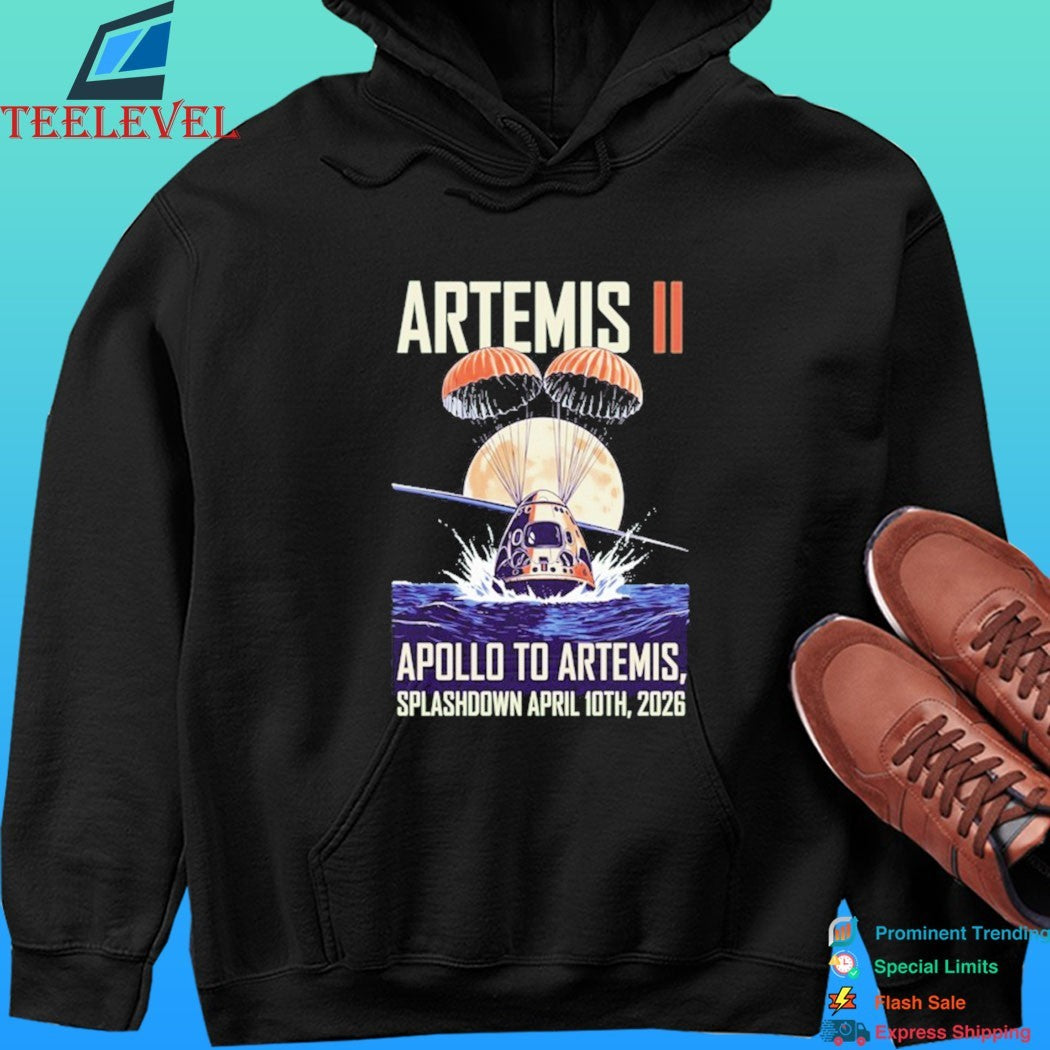 Nasa Artemis II Apollo To Artemis Astronauts Splashdown April 10th 2026 Shirt