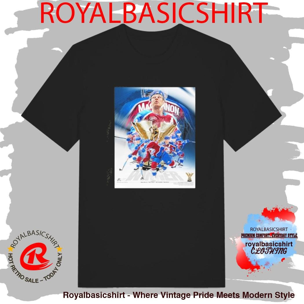 Nathan Mackinnon 2026 Rocket Richard Trophy Winner Shirt