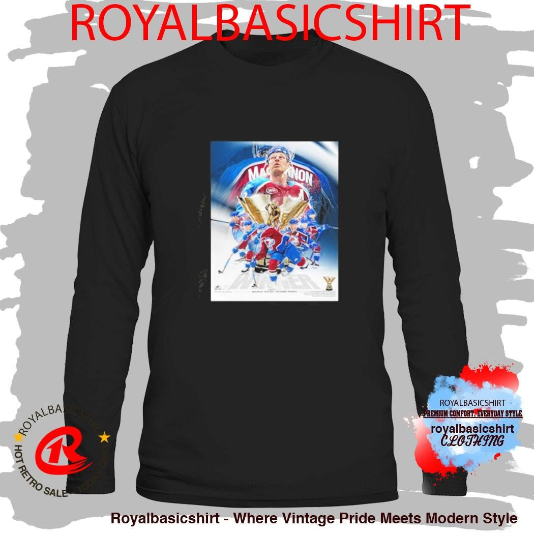 Nathan Mackinnon 2026 Rocket Richard Trophy Winner Shirt