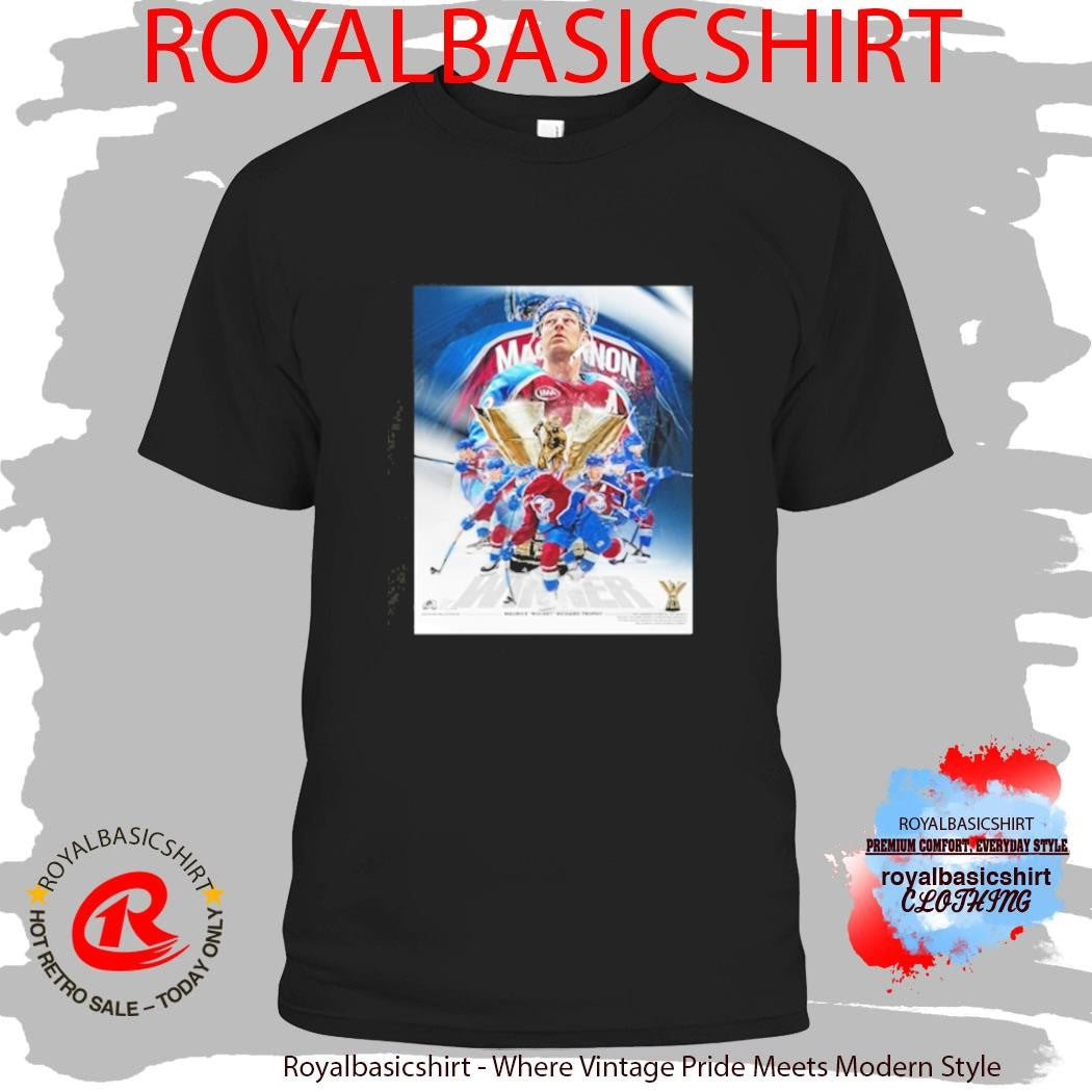 Nathan Mackinnon 2026 Rocket Richard Trophy Winner Shirt
