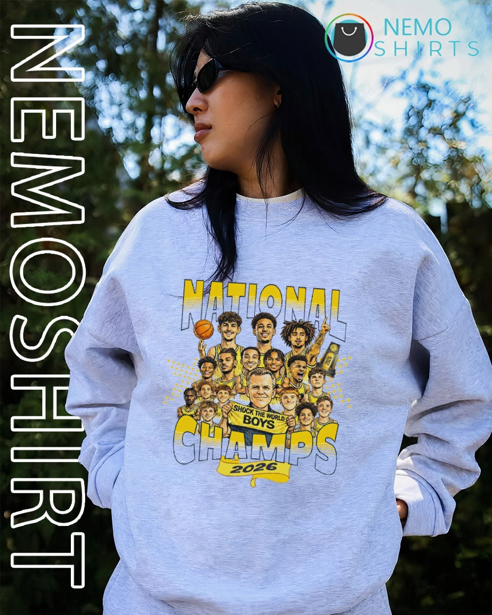 National champs 2026 Michigan Wolverines shock the world boys shirt