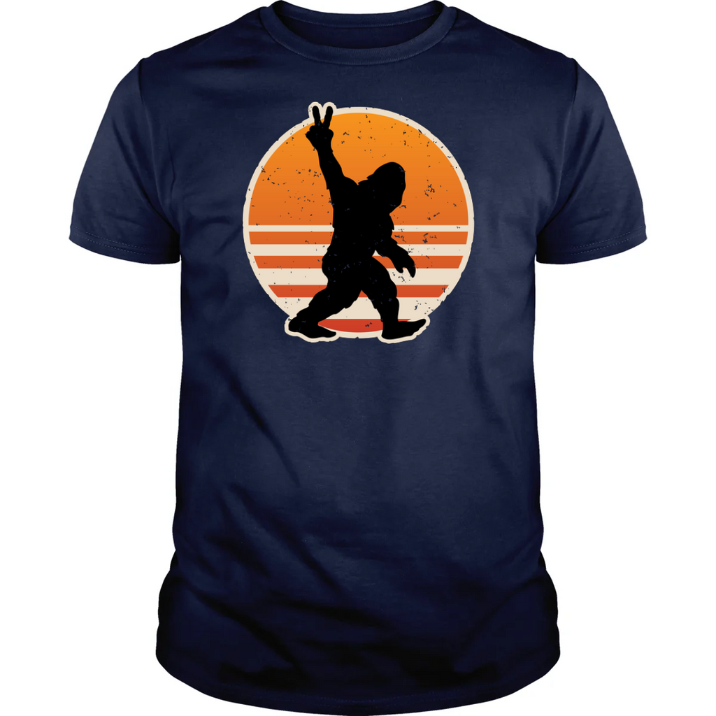Retro Bigfoot Peace