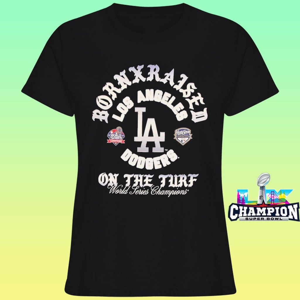 New Era Los Angeles Dodgers X Born X Raised On The Turf Shirt