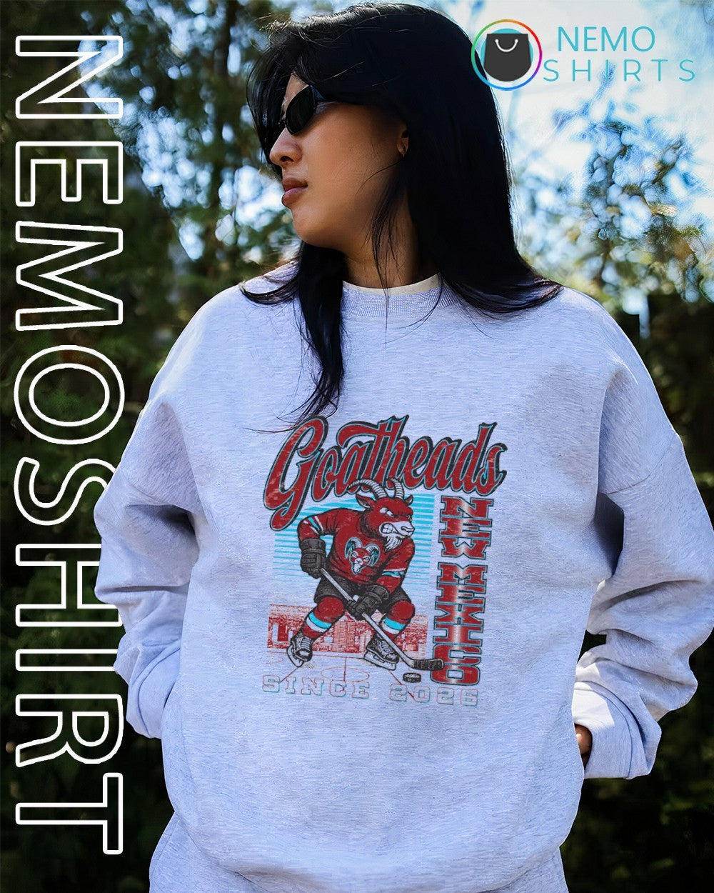 New Mexico Goatheads stacked since 2026 mascot shirt